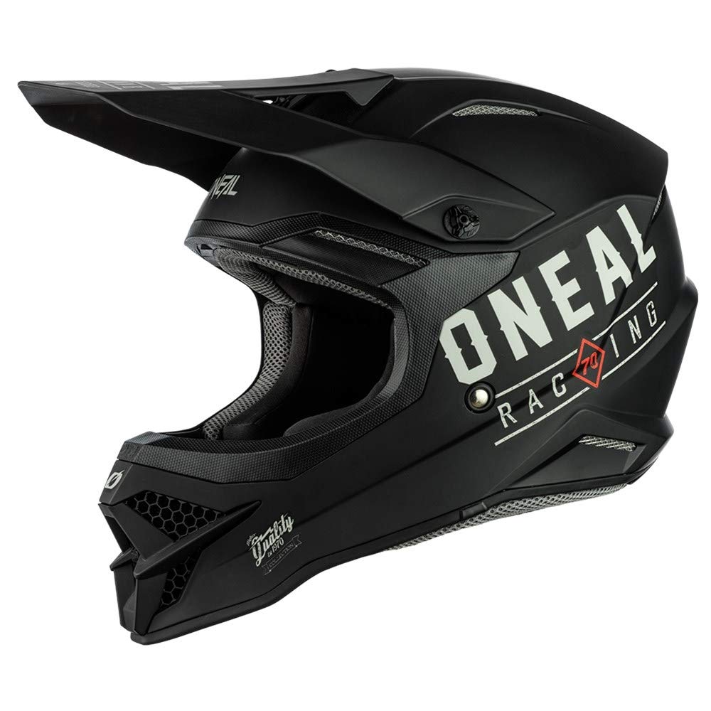 Amazon.com: O'NEAL 3SRS Adult Helmet Dirt, Black/Gray, XL